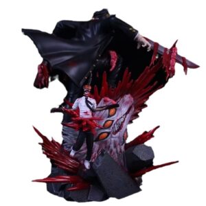 35CM Figuras de Chainsaw Man Denji Demon Hunter and Pochita PVC Movable Figure Anime Character Activity Model Toy